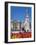 Tulips in Front of Buckingham Palace and Victoria Memorial, London, England, United Kingdom, Europe-Jane Sweeney-Framed Photographic Print