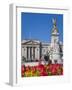 Tulips in Front of Buckingham Palace and Victoria Memorial, London, England, United Kingdom, Europe-Jane Sweeney-Framed Photographic Print