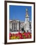 Tulips in Front of Buckingham Palace and Victoria Memorial, London, England, United Kingdom, Europe-Jane Sweeney-Framed Photographic Print