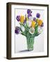 Tulips in Glass Vase-Christopher Ryland-Framed Giclee Print