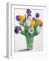 Tulips in Glass Vase-Christopher Ryland-Framed Giclee Print