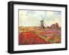 Tulips in Holland-Claude Monet-Framed Art Print