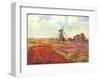 Tulips in Holland-Claude Monet-Framed Art Print