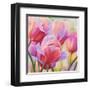 Tulips in Wonderland I-Cynthia Ann-Framed Giclee Print