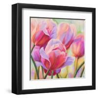 Tulips in Wonderland I-Cynthia Ann-Framed Giclee Print