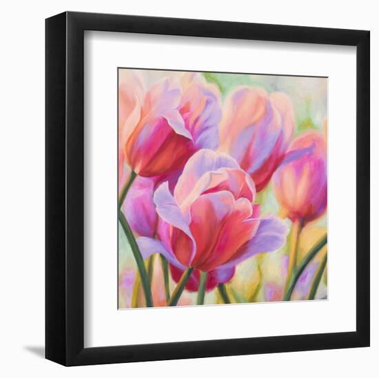 Tulips in Wonderland I-Cynthia Ann-Framed Giclee Print