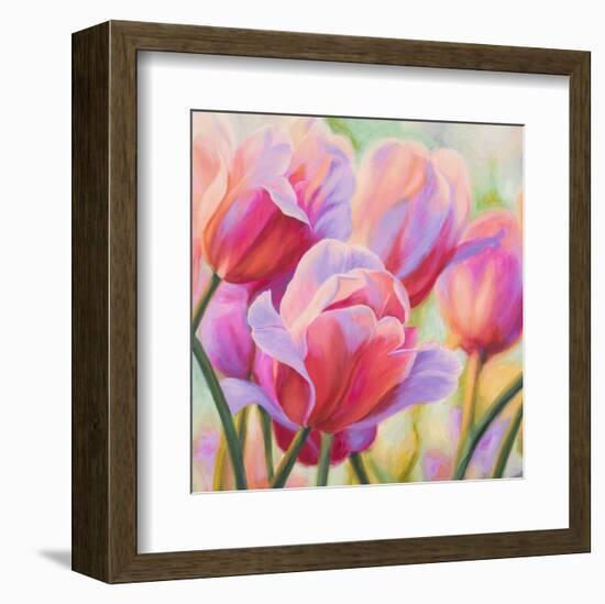 Tulips in Wonderland I-Cynthia Ann-Framed Giclee Print