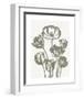 Tulips (Ivory & Burlap)-Botanical Series-Framed Art Print