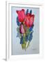 Tulips, Muscari and Forget-me-nots,2002-Joan Thewsey-Framed Giclee Print