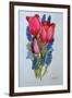 Tulips, Muscari and Forget-me-nots,2002-Joan Thewsey-Framed Giclee Print