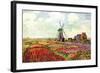 Tulips of Holland-Claude Monet-Framed Art Print