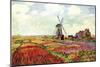 Tulips of Holland-Claude Monet-Mounted Premium Giclee Print