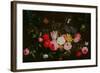 Tulips, Peonies and Butterflies-Jan Van, The Elder Kessel-Framed Giclee Print