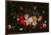 Tulips, Peonies and Butterflies-Jan Van, The Elder Kessel-Framed Giclee Print