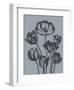 Tulips (Slate & Ink)-Botanical Series-Framed Art Print