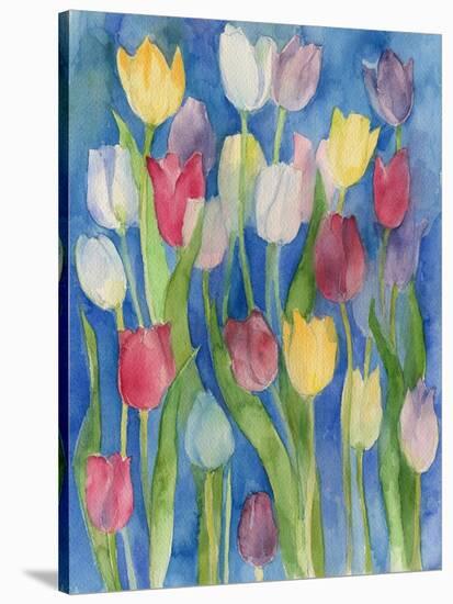 Tulips Watercolor-ZPR Int’L-Stretched Canvas