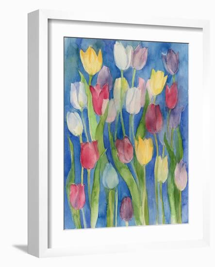 Tulips Watercolor-ZPR Int’L-Framed Giclee Print