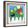 Tulips with Kernel 1-Denny Driver-Framed Giclee Print