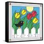 Tulips with Kernel 1-Denny Driver-Framed Stretched Canvas
