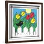 Tulips with Kernel 1-Denny Driver-Framed Giclee Print