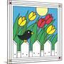 Tulips with Kernel 1-Denny Driver-Mounted Giclee Print