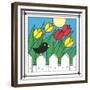 Tulips with Kernel 1-Denny Driver-Framed Giclee Print