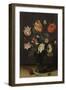 Tulips with Other Flowers in a Glass on a Table-George Wesley Bellows-Framed Giclee Print