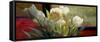 Tulips with Red-Jan McLaughlin-Framed Stretched Canvas