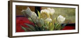 Tulips with Red-Jan McLaughlin-Framed Premium Giclee Print