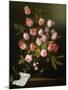 Tulips, Yellow and Pink Roses in a Glass Vase-Jan Philip Van Thielen-Mounted Giclee Print