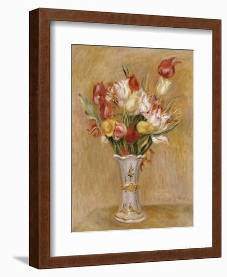 Tulips-Pierre-Auguste Renoir-Framed Giclee Print