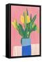 Tulips-Gigi Rosado-Framed Stretched Canvas