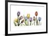 Tulipscape Portrait-Albert Koetsier-Framed Premium Giclee Print