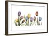 Tulipscape Portrait-Albert Koetsier-Framed Premium Giclee Print