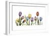 Tulipscape Portrait-Albert Koetsier-Framed Premium Giclee Print