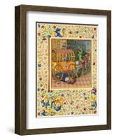 Tullia Crushes Father-Jean Fouquet-Framed Art Print