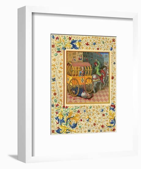 Tullia Crushes Father-Jean Fouquet-Framed Art Print