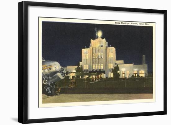 Tulsa Municipal Airport-null-Framed Art Print