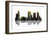 Tulsa Oklahoma Skyline BW 1-Marlene Watson-Framed Giclee Print