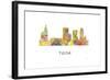 Tulsa Oklahoma-Marlene Watson-Framed Giclee Print