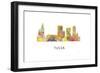 Tulsa Oklahoma-Marlene Watson-Framed Giclee Print