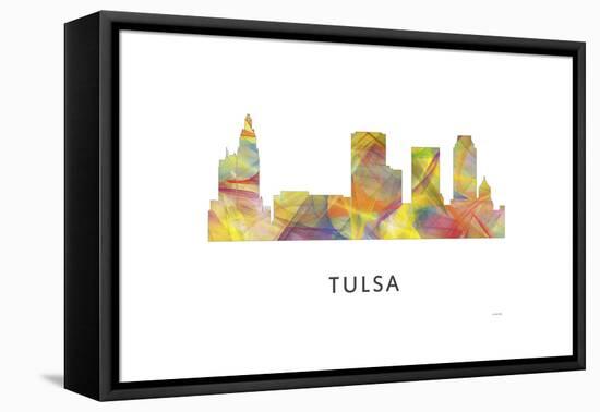 Tulsa Oklahoma-Marlene Watson-Framed Stretched Canvas