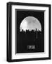 Tulsa Skyline Black-null-Framed Premium Giclee Print