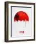 Tulsa Skyline Red-null-Framed Art Print