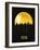 Tulsa Skyline Yellow-null-Framed Art Print