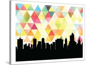 Tulsa Triangle-Paperfinch 0-Stretched Canvas