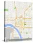 Tulsa, United States of America Map-null-Stretched Canvas