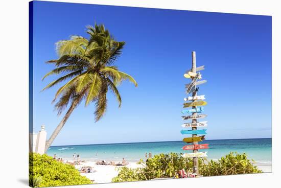 Tulum beach, Quintana Roo, Mexico-Matteo Colombo-Stretched Canvas