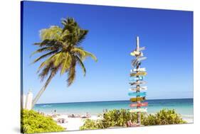 Tulum beach, Quintana Roo, Mexico-Matteo Colombo-Stretched Canvas