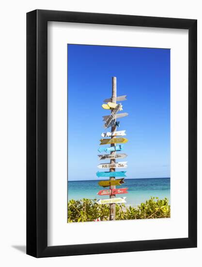 Tulum beach, Quintana Roo, Mexico-Matteo Colombo-Framed Photographic Print